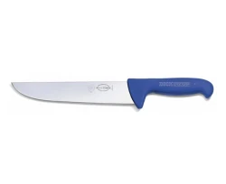 Nóż masarski blokowy Dick ERGOGRIP 8234818 - 18 cm prosty szeroki niebieski 