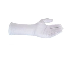 Rękawice robocze bawełniane 28 cm białe 24 szt