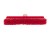 Miotła Vikan 31044 miękko / twarde włosie 260 mm czerwona