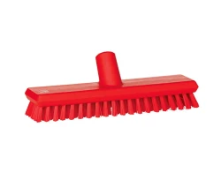 Szczotka Vikan 70414 z przepływem wody twarde włosie 270 mm czerwona
