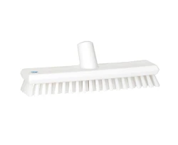 Szczotka Vikan 70415 z przepływem wody twarde włosie 270 mm biała