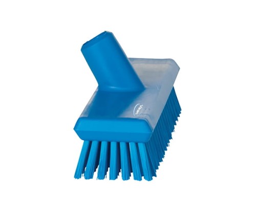 Szczotka Vikan 70433 z przepływem wody średnio twarde włosie 270 mm niebieska