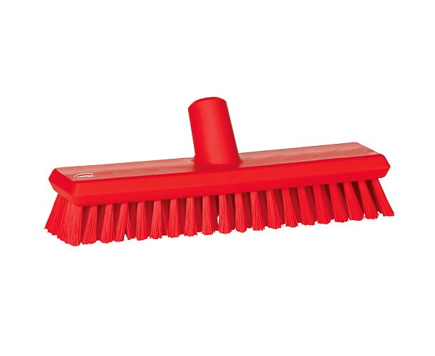 Szczotka Vikan 70434 z przepływem wody średnio twarde włosie 270 mm czerwona