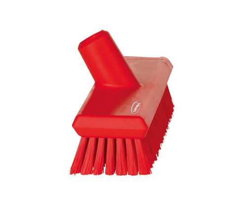 Szczotka Vikan 70434 z przepływem wody średnio twarde włosie 270 mm czerwona