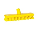 Szczotka Vikan 70436 z przepływem wody średnio twarde włosie 270 mm żółta