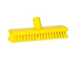 Szczotka Vikan 70436 z przepływem wody średnio twarde włosie 270 mm żółta
