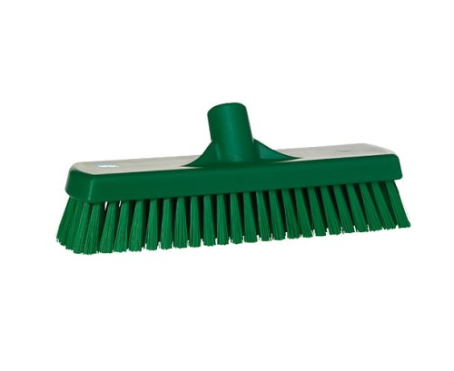 Szczotka Vikan 70602 twarde włosie 305 mm zielona