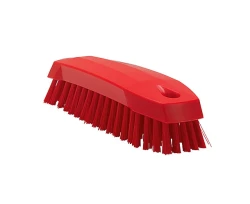 Szczotka ręczna Vikan 35874 średniej twardości włosie 165 mm czerwona