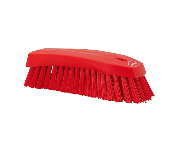 Szczotka ręczna Vikan 38904 twarde włosie 200 mm czerwona