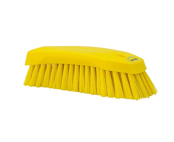 Szczotka ręczna Vikan 38906 twarde włosie 200 mm żółta