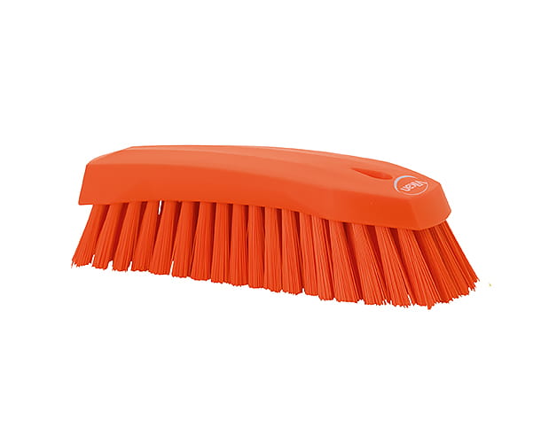 Szczotka ręczna Vikan 38907 twarde włosie 200 mm pomarańczowa