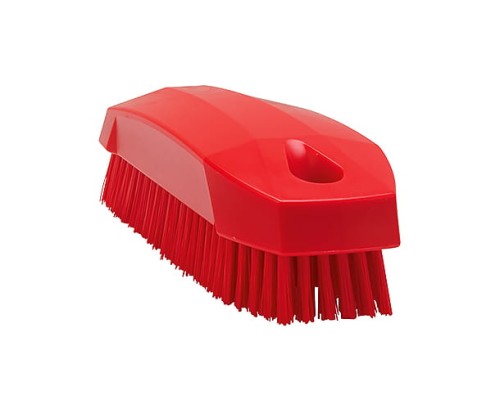 Szczotka ręczna Vikan 64404 twarde włosie 130 mm czerwona