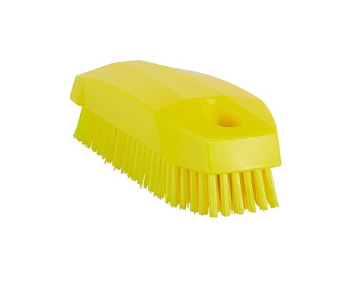 Szczotka ręczna Vikan 64406 twarde włosie 130 mm żółta