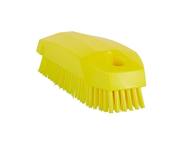 Szczotka ręczna Vikan 64406 twarde włosie 130 mm żółta