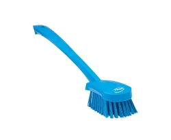 Szczotka ręczna Vikan 41863 twarde włosie 415 mm niebieska