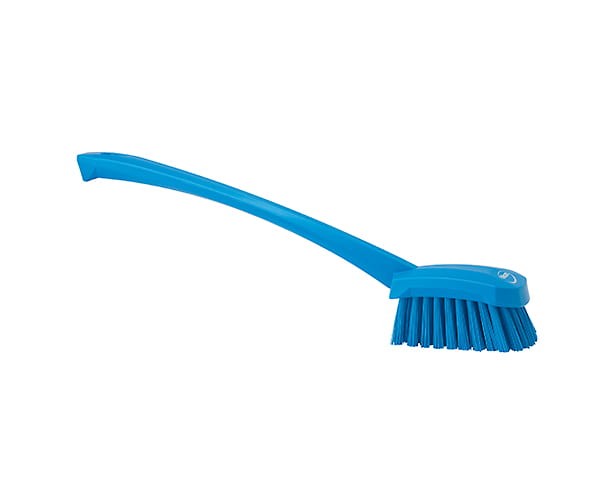 Szczotka ręczna Vikan 41863 twarde włosie 415 mm niebieska