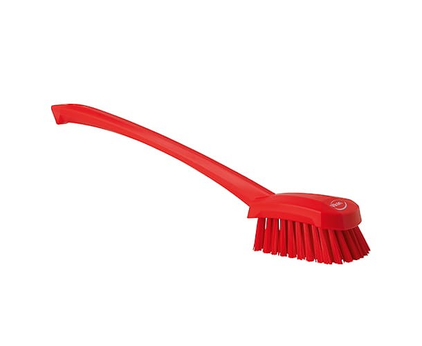 Szczotka ręczna Vikan 41864 twarde włosie 415 mm czerwona