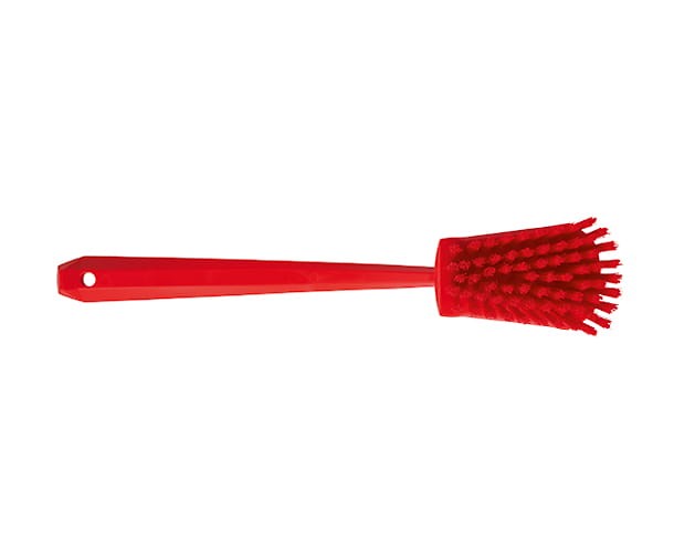 Szczotka ręczna Vikan 41864 twarde włosie 415 mm czerwona