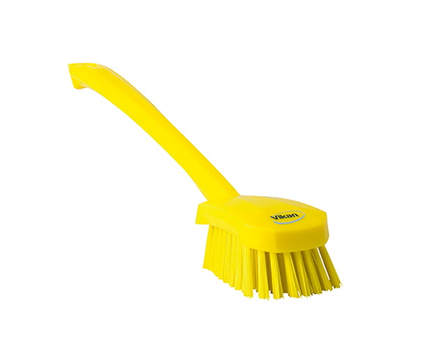 Szczotka ręczna Vikan 41866 twarde włosie 415 mm żółta