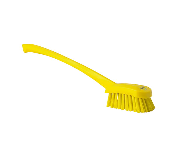 Szczotka ręczna Vikan 41866 twarde włosie 415 mm żółta