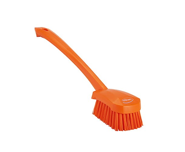 Szczotka ręczna Vikan 41867 twarde włosie 415 mm pomarańczowa