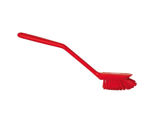 Szczotka ręczna Vikan 42374 średniej twardości włosie 280 mm czerwona