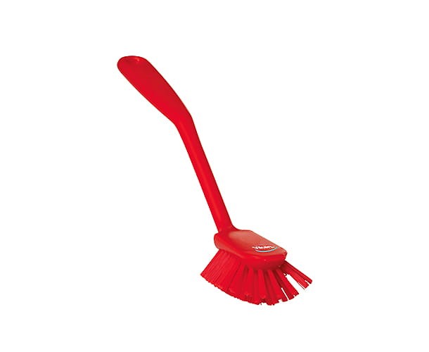 Szczotka ręczna Vikan 42374 średniej twardości włosie 280 mm czerwona