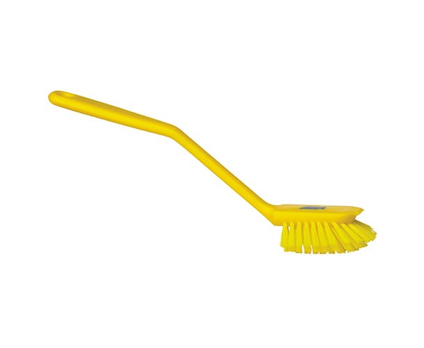 Szczotka ręczna Vikan 42376 średniej twardości włosie 280 mm żółta