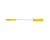 Szczotka do rur Vikan 53786 twarde włosie 510 mm żółta