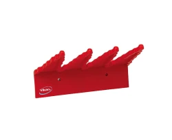 Uchwyt ścienny / wieszak  Vikan 06154 240 mm czerwony