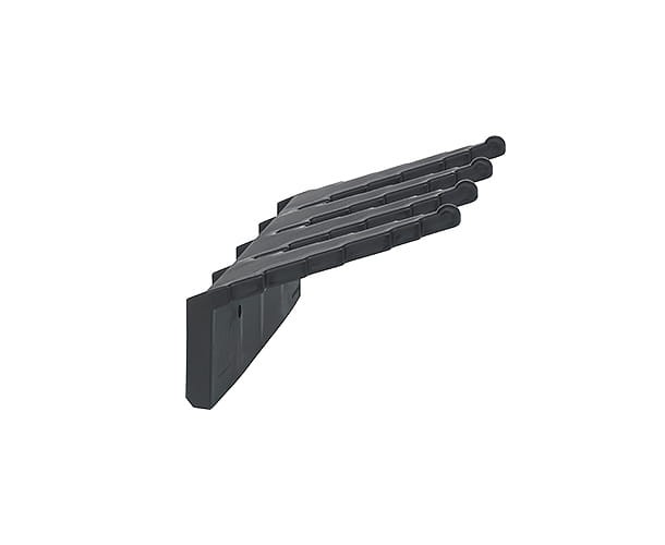 Uchwyt ścienny / wieszak Vikan 06159 240 mm czarny