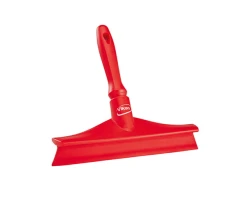 Ściągacz ultra higieniczny Vikan 71254 pojedyncze pióro 245 mm czerwony