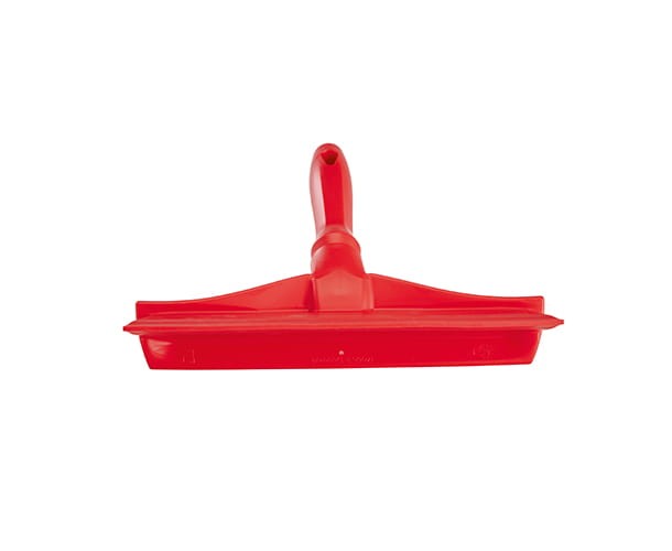 Ściągacz ultra higieniczny Vikan 71254 pojedyncze pióro 245 mm czerwony