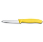 Nóż do obierana warzyw i owoców Victorinox 6.7606.L118 - 8 cm prosty żółty