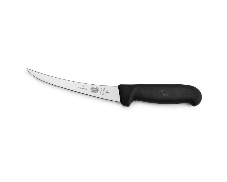 Nóż trybownik Victorinox 5.6613.15 15 cm wygięty elastyczny czarny