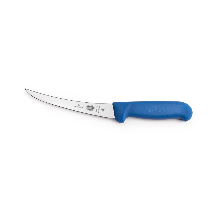Nóż trybownik Victorinox 5.6612.15 15 cm wygięty elastyczny niebieski