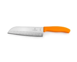 Nóż Victorinox 6.8526.17L9 Santoku pomarańczowy 17cm