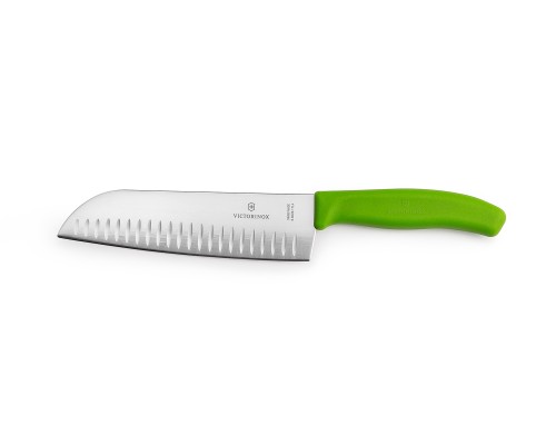 Nóż Victorinox 6.8526.17L4 Santoku zielony 17cm