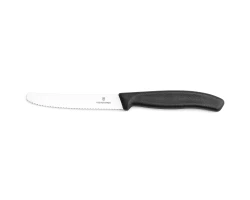 Nóż do warzyw i owoców Victorinox 6.7833 - 11 cm prosty czarny