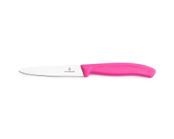Nóż do warzyw i owoców Victorinox 6.7706.L115 - 10 cm prosty różowy