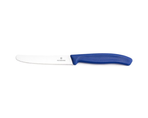 Nóż Victorinox 6.7832 do obierania warzyw i owoców - 11 cm prosty niebieski