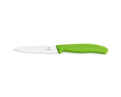 Nóż do warzyw i owoców Victorinox 6.7736.L4  - 10 cm zielony