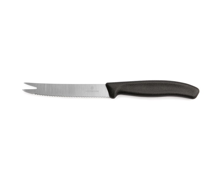 Nóż do sera i wędlin Victorinox 6.7863 - 11 cm czarny
