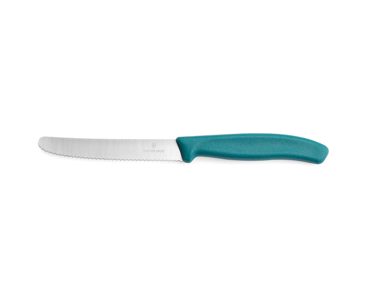 Nóż do warzyw i owoców Victorinox 6.7834.C1 - 11 cm turkusowy