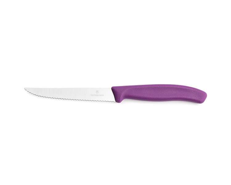 Nóż do steków Victorinox 6.7235.C1 - 11 cm fioletowy