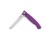 Nóż do warzyw składany Victorinox 6.7835.FC1 - 11 cm z ząbkami fioletowy