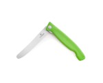 Nóż do warzyw składany Victorinox 6.7836.F4B - 11 cm z ząbkami zielony
