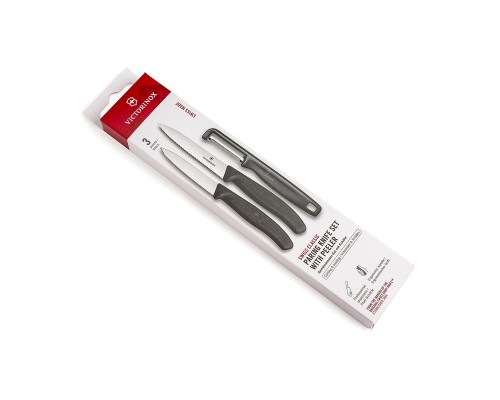 Zestaw Victorinox 6.7113.33 2 noży z obieraczką czarny