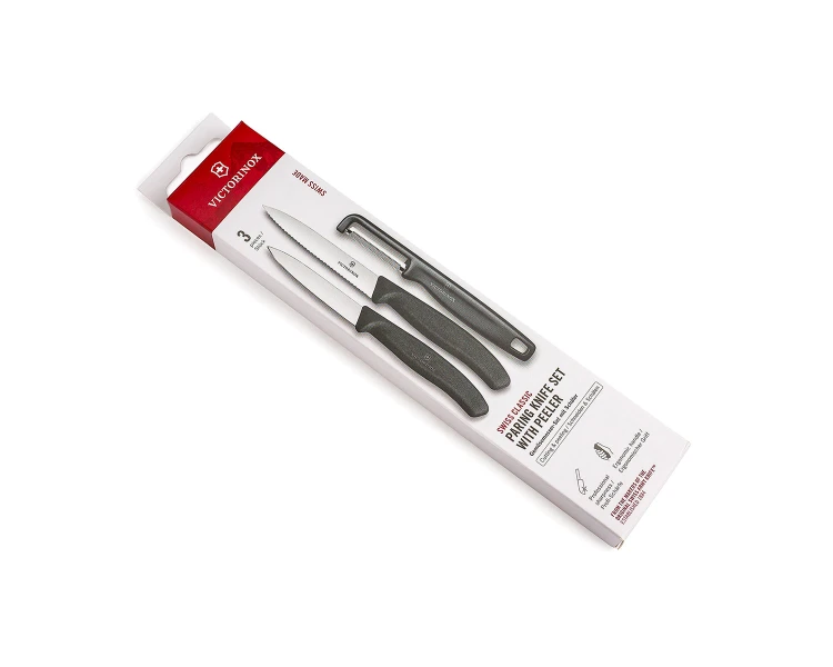 Zestaw Victorinox 6.7113.33 2 noży z obieraczką czarny