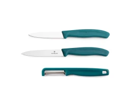 Zestaw Victorinox 6.7114.33C1 - 2 noży z obieraczką turkusowy